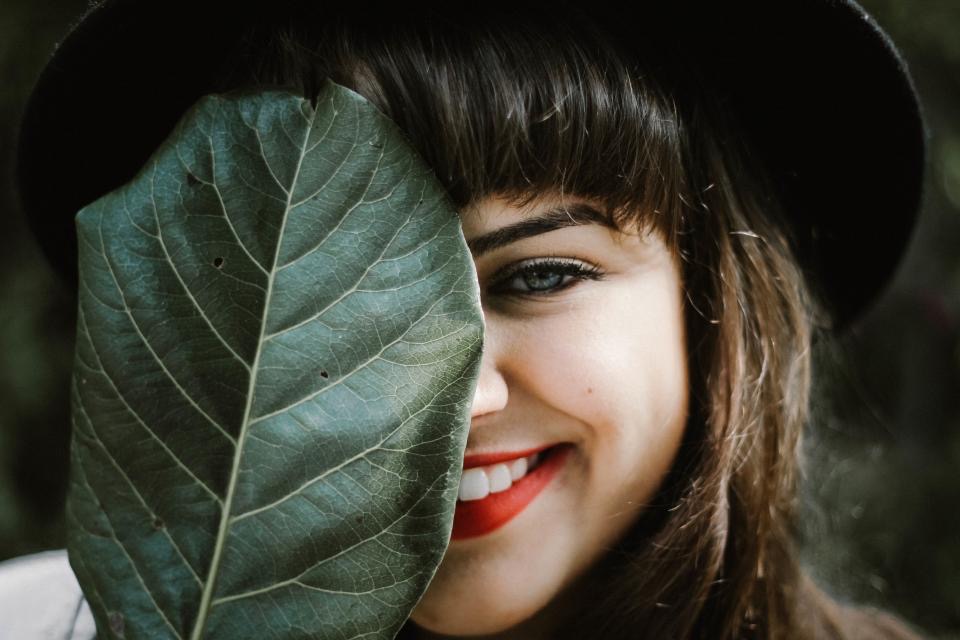 A person smiling