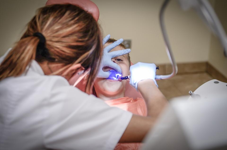 A dental treatment room