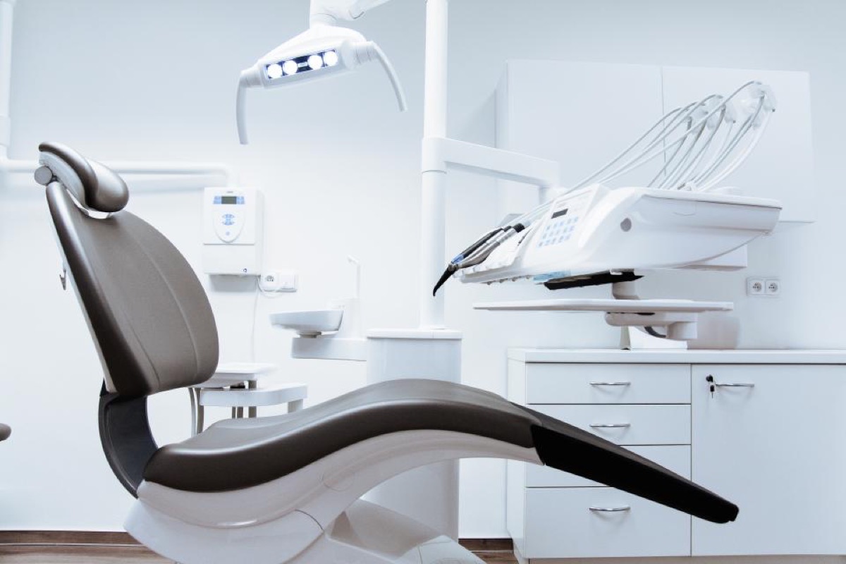 A clean, modern dental treatment room